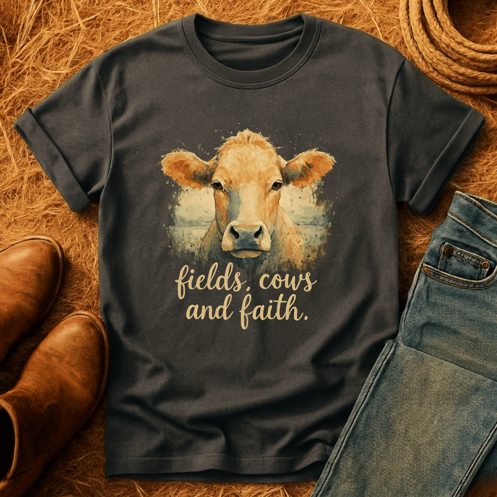 Fields Cows & Faith T-Shirt