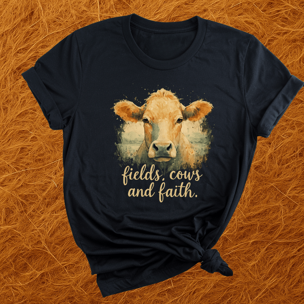 Fields Cows & Faith T-Shirt
