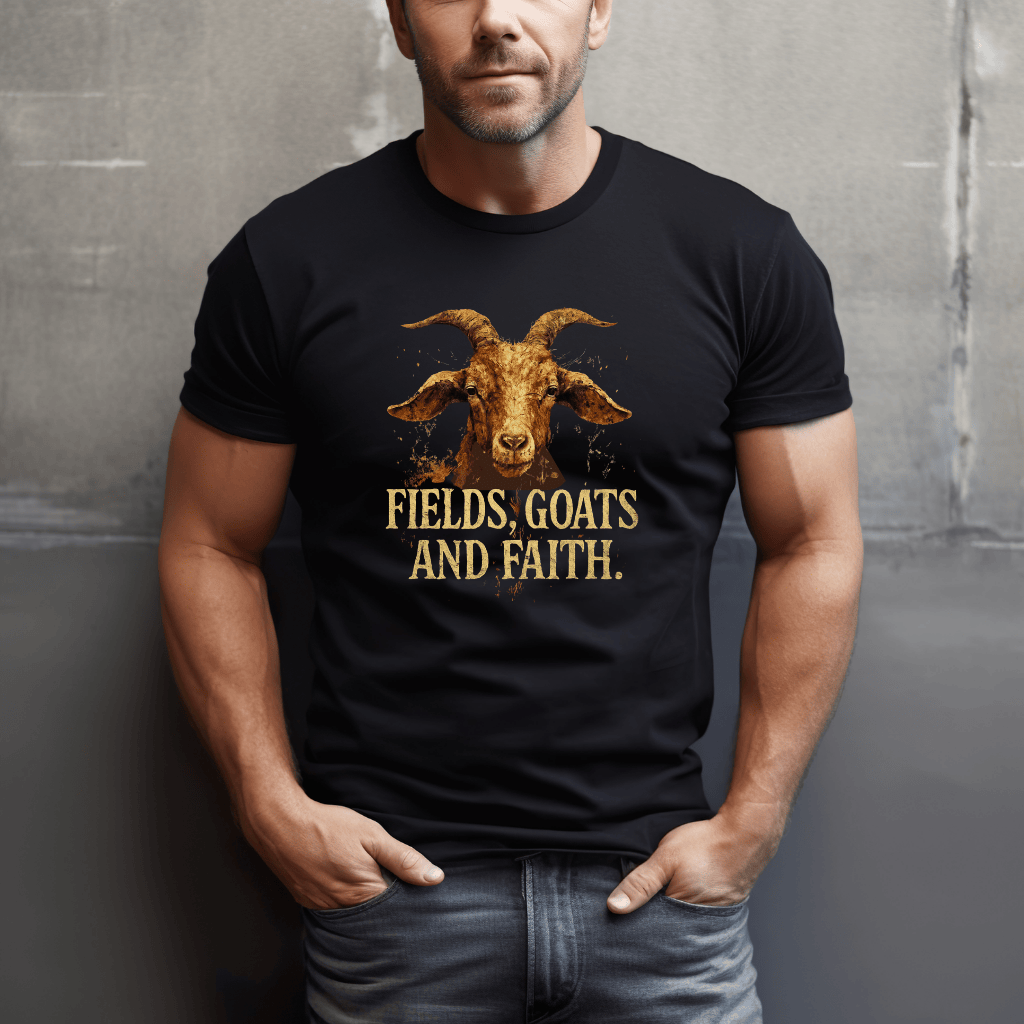 Fields, Goats, Faith T-Shirt