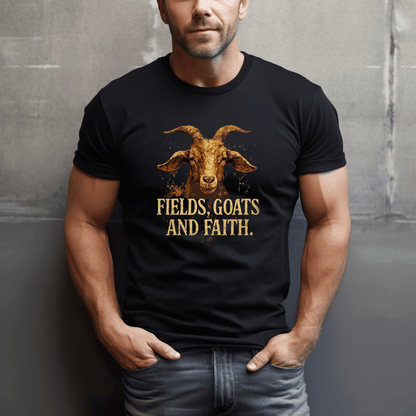 Fields, Goats, Faith T-Shirt