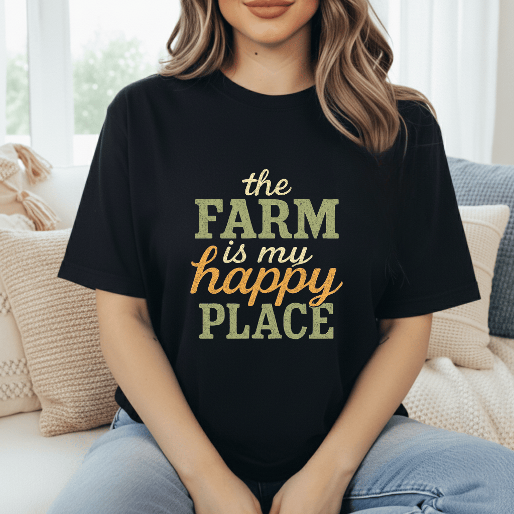 Farm Is My Happy Place T-Shirt
