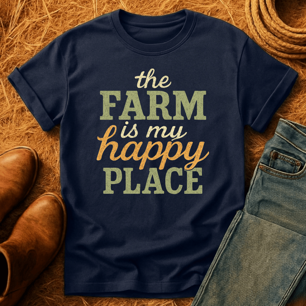 Farm Is My Happy Place T-Shirt