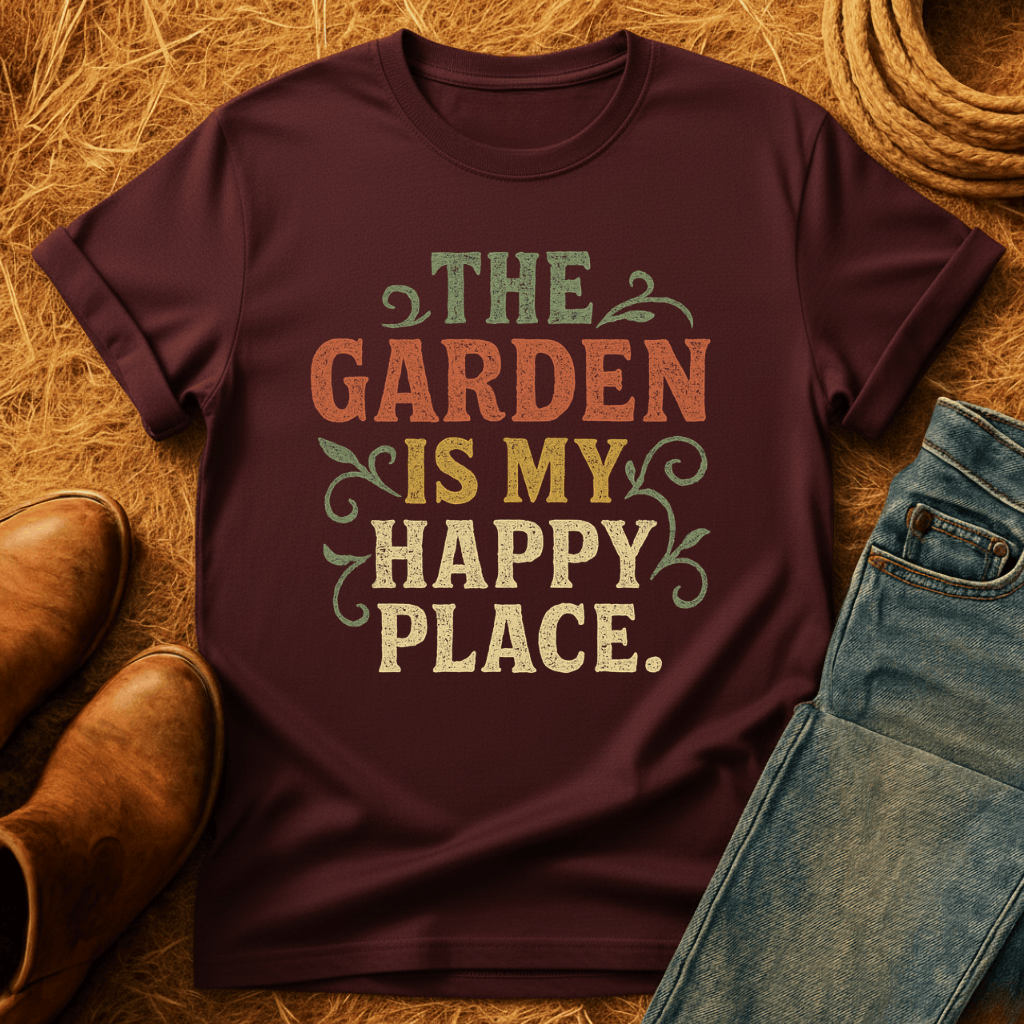 Garden Is My Happy Place T-Shirt
