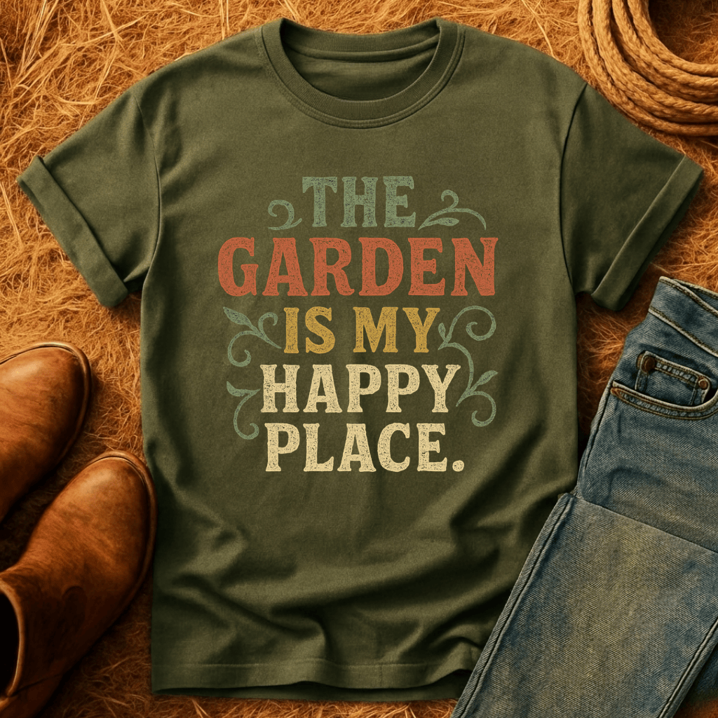 Garden Is My Happy Place T-Shirt