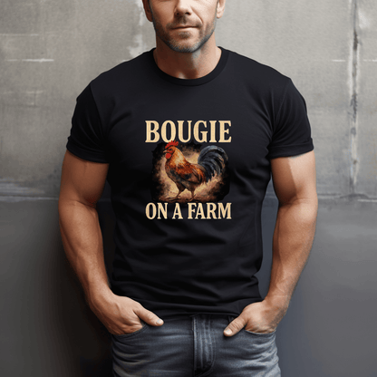 Bougie On A Farm Chickens T-Shirt