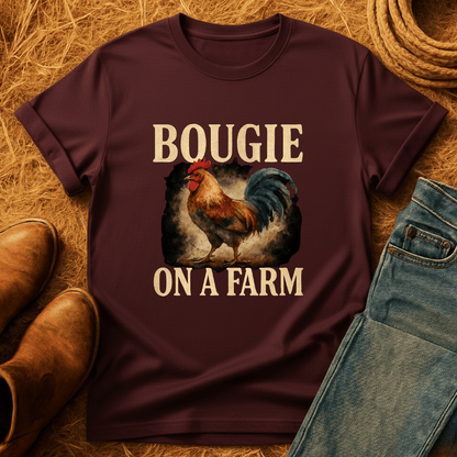 Bougie On A Farm Chickens T-Shirt
