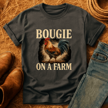 Bougie On A Farm Chickens T-Shirt