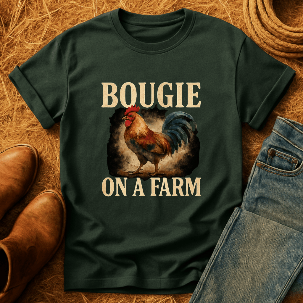Bougie On A Farm Chickens T-Shirt