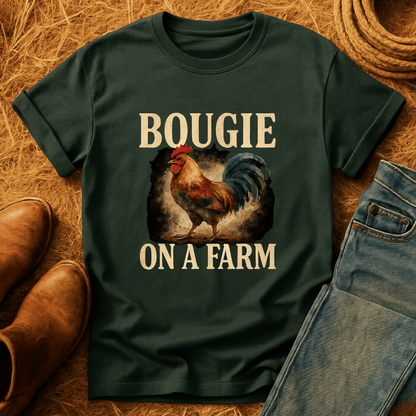 Bougie On A Farm Chickens T-Shirt