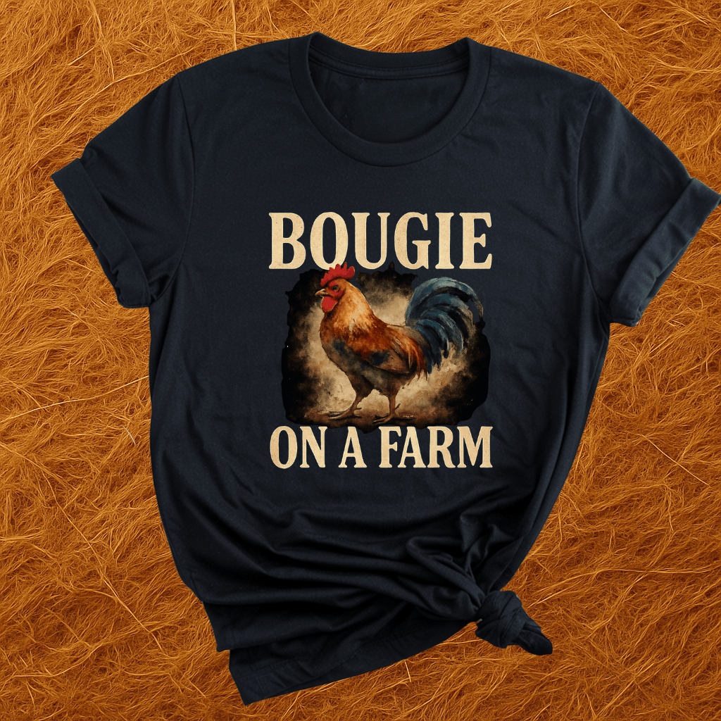 Bougie On A Farm Chickens T-Shirt
