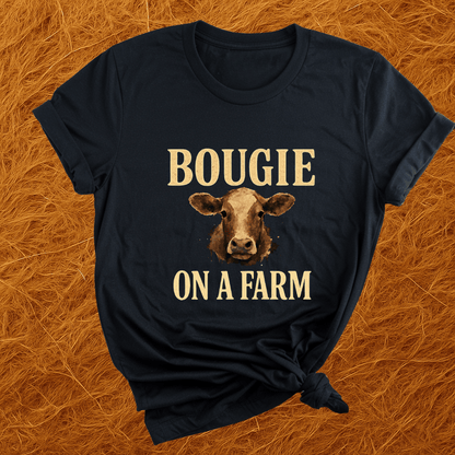 Bougie On A Farm Cows T-Shirt