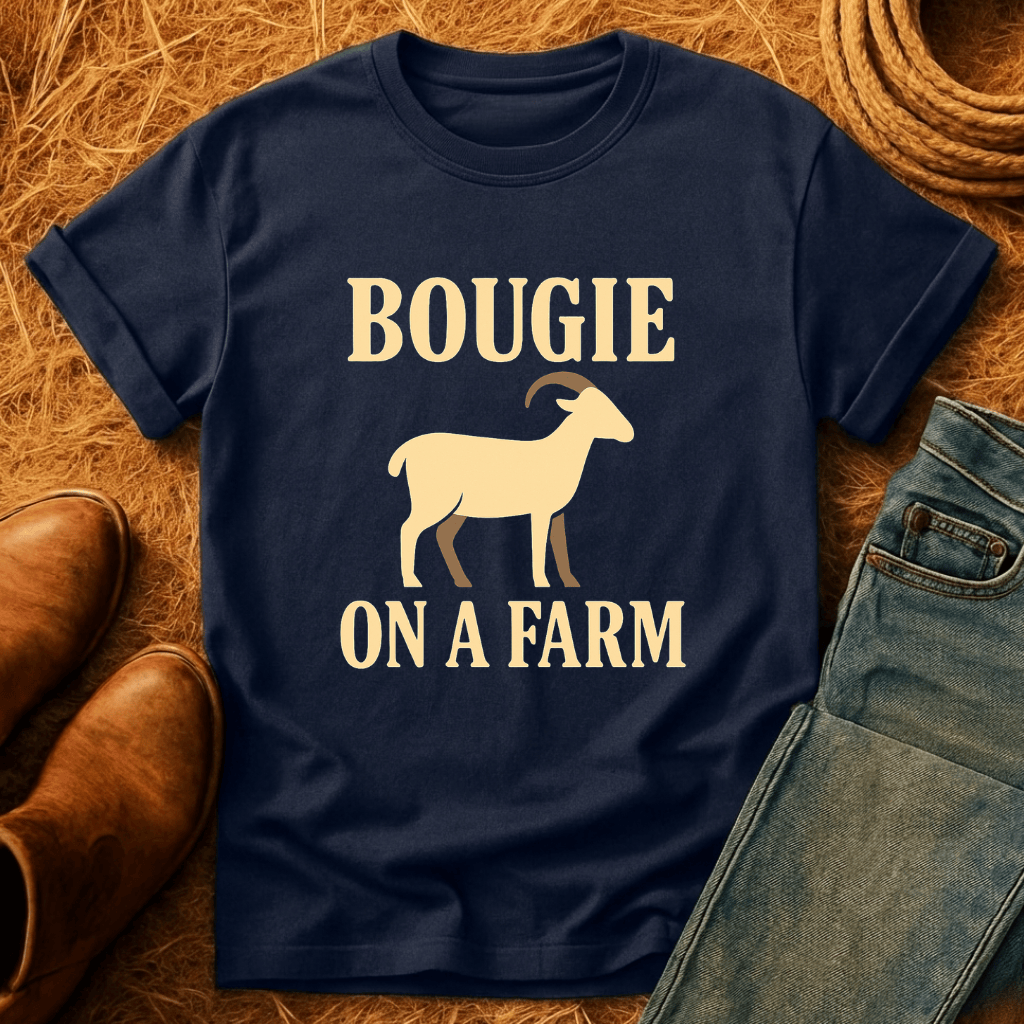 Bougie On A Farm Goats T-Shirt
