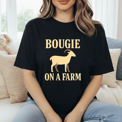 Bougie On A Farm Goats T-Shirt