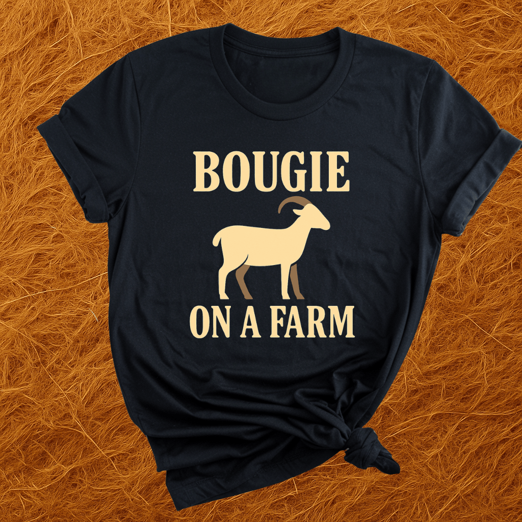 Bougie On A Farm Goats T-Shirt