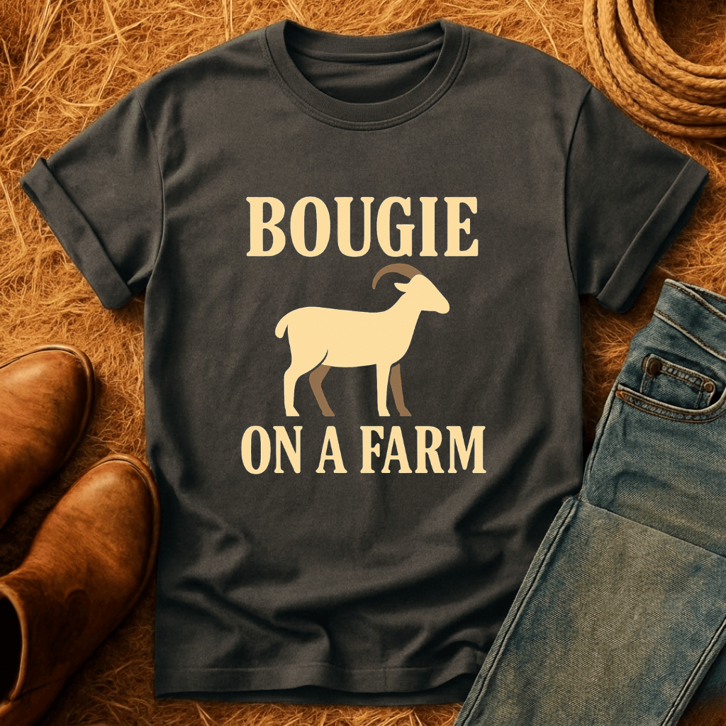 Bougie On A Farm Goats T-Shirt