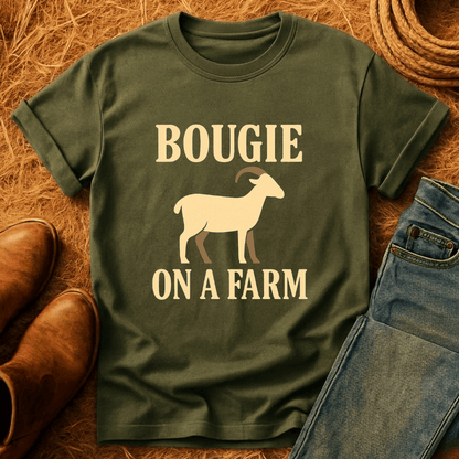 Bougie On A Farm Goats T-Shirt