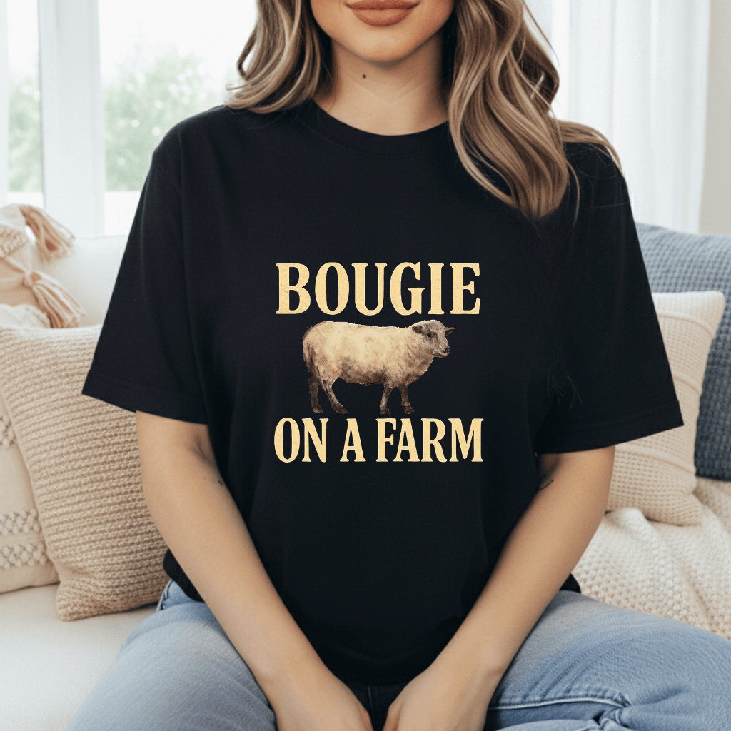Bougie On A Farm Sheep T-Shirt