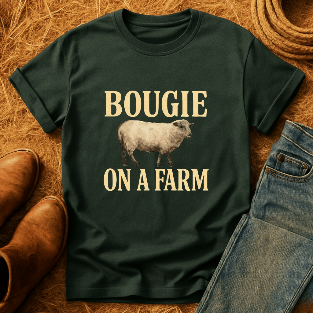 Bougie On A Farm Sheep T-Shirt