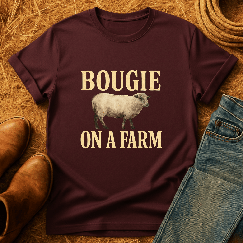 Bougie On A Farm Sheep T-Shirt