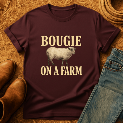 Bougie On A Farm Sheep T-Shirt