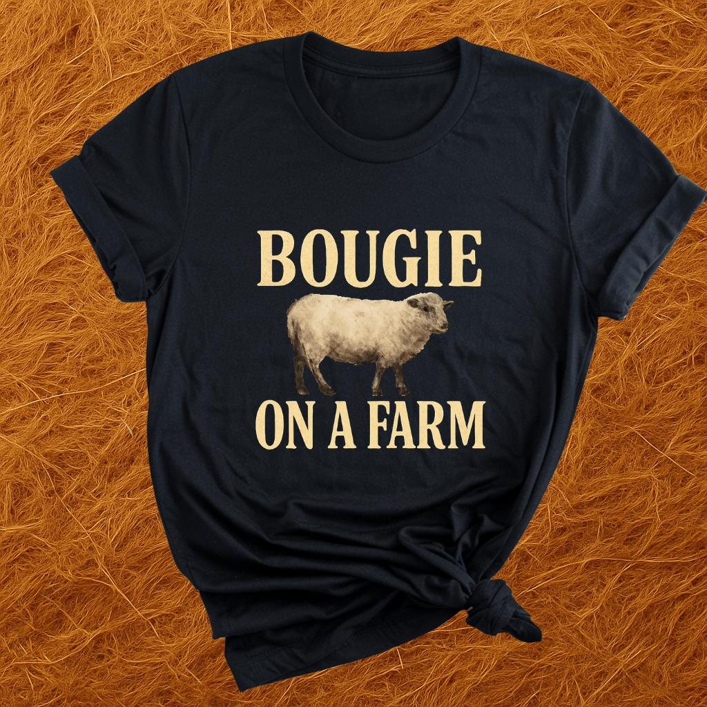 Bougie On A Farm Sheep T-Shirt