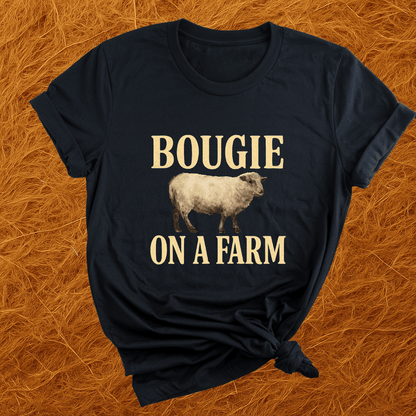 Bougie On A Farm Sheep T-Shirt