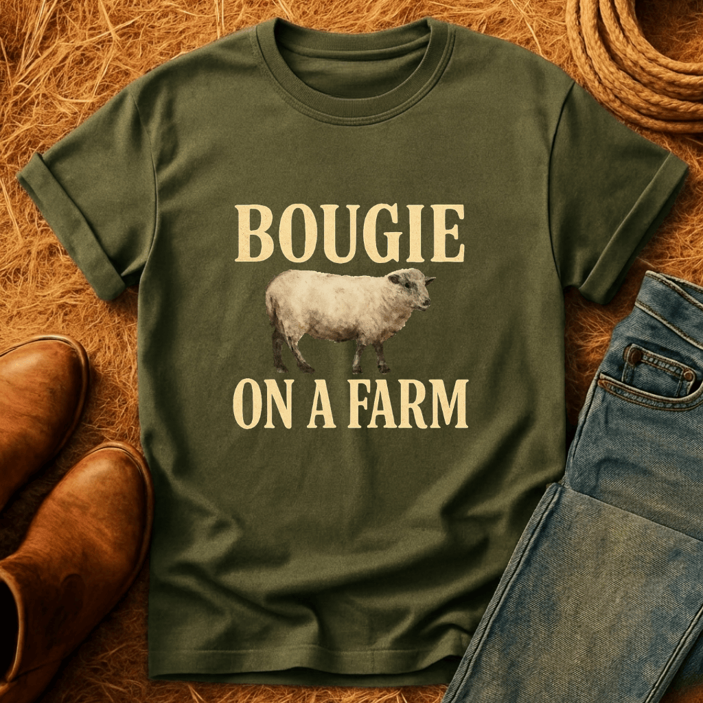 Bougie On A Farm Sheep T-Shirt