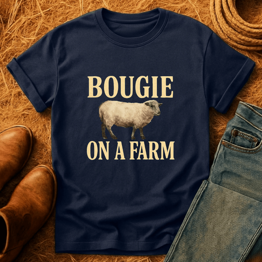 Bougie On A Farm Sheep T-Shirt