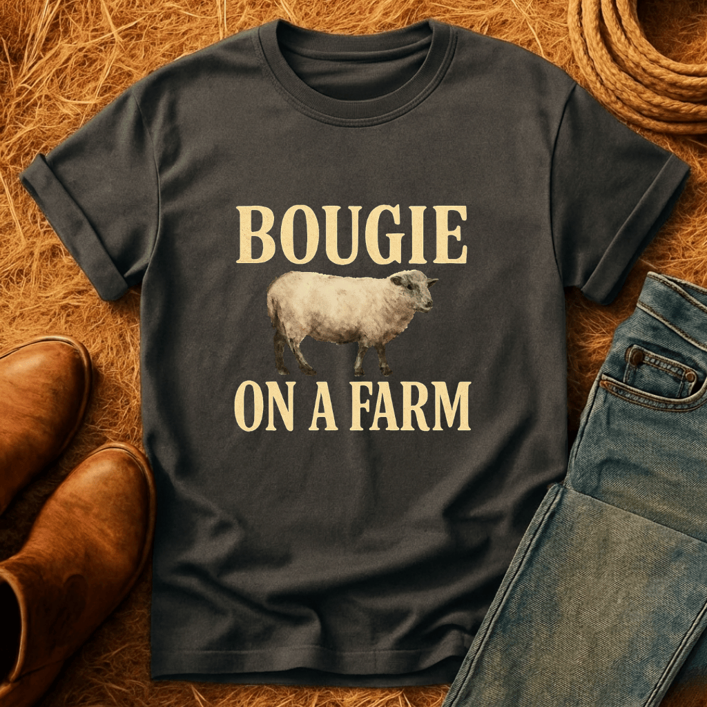 Bougie On A Farm Sheep T-Shirt