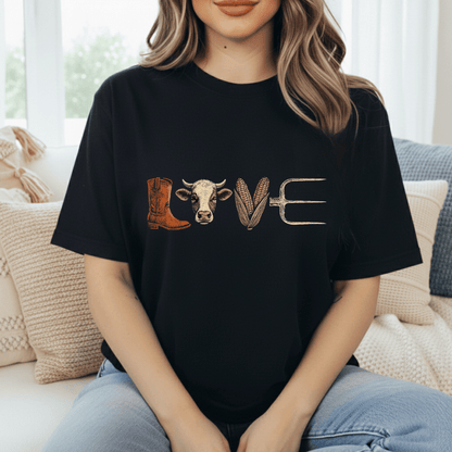 Cows & Country Love T-Shirt