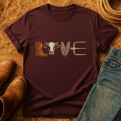 Cows & Country Love T-Shirt