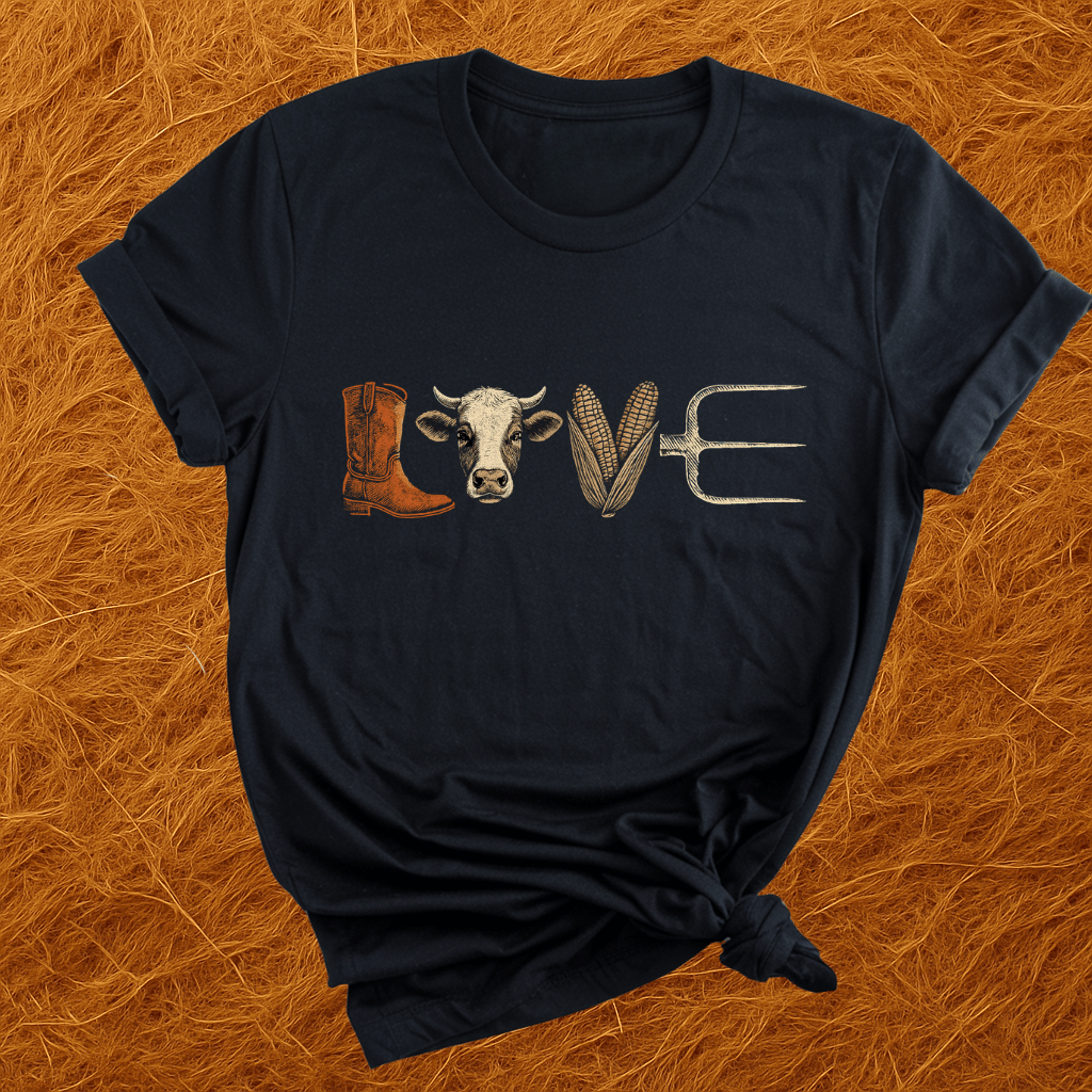 Cows & Country Love T-Shirt
