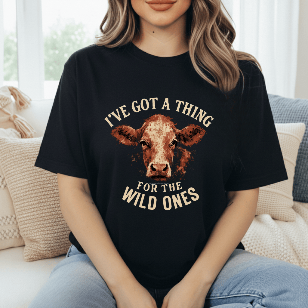 For The Wild Ones Cows T-Shirt
