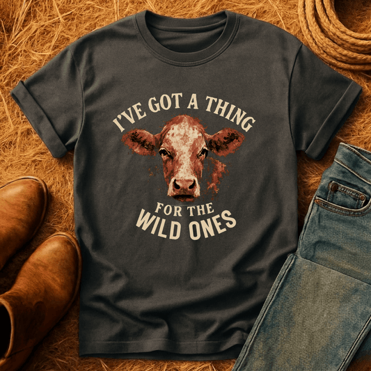 For The Wild Ones Cows T-Shirt