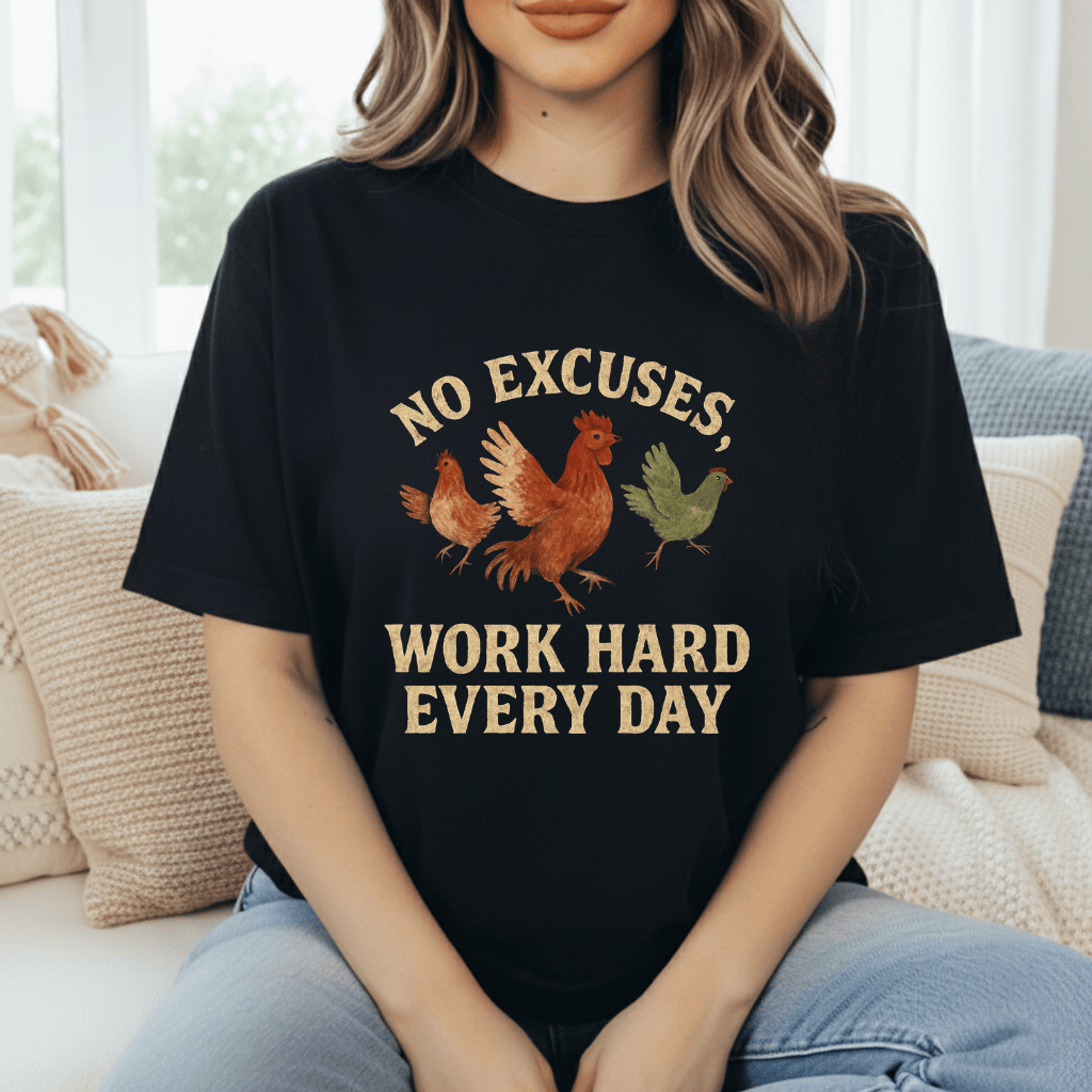 No Excuses Chickens T-Shirt