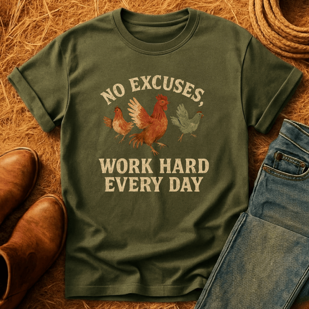 No Excuses Chickens T-Shirt