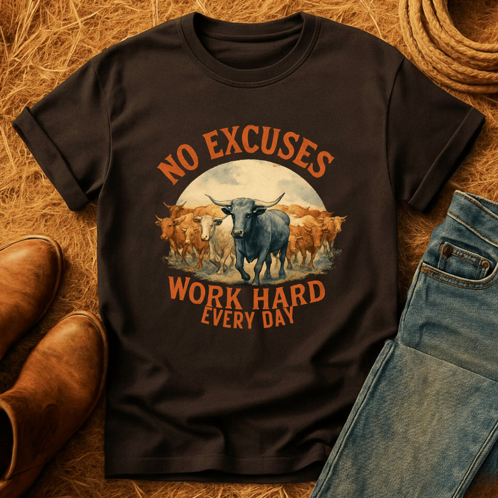 No Excuses Cows T-Shirt