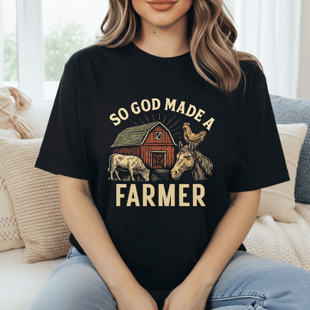 God Made A Farmer T-Shirt