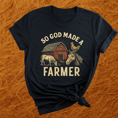 God Made A Farmer T-Shirt