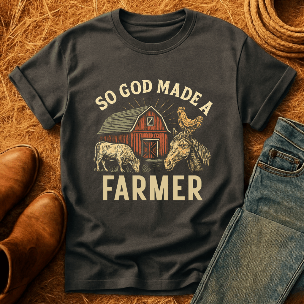 God Made A Farmer T-Shirt