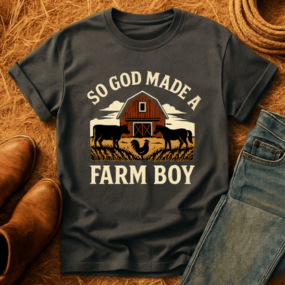 God Made A Farm-Boy T-Shirt