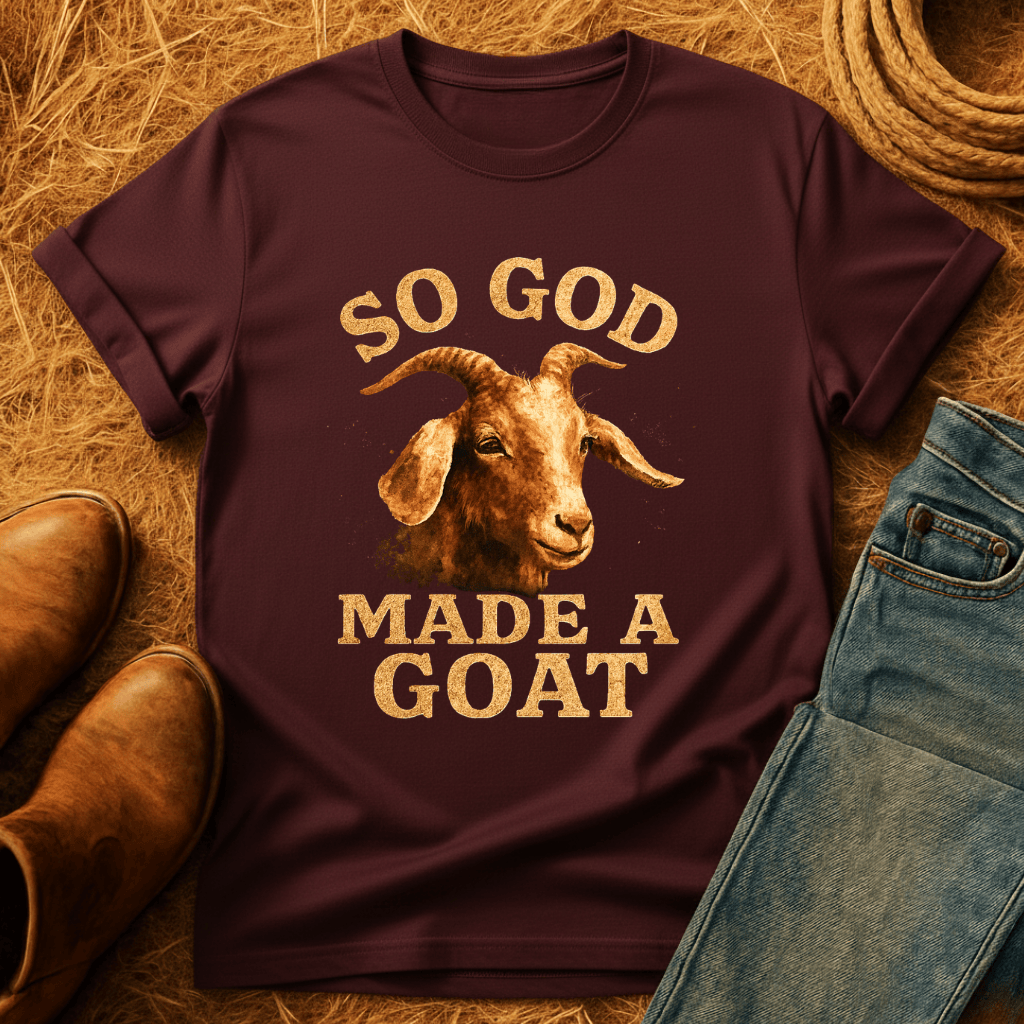 God Made A Goat T-Shirt