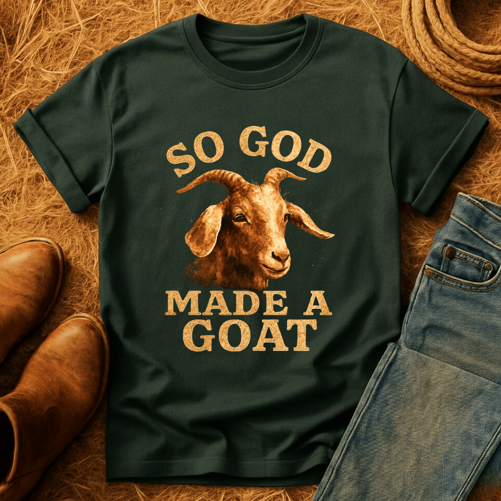 God Made A Goat T-Shirt