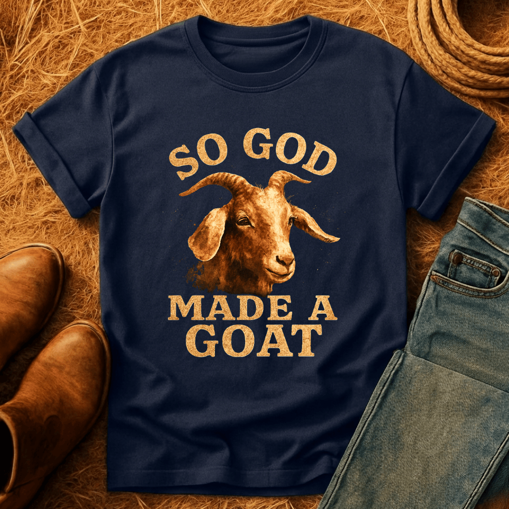 God Made A Goat T-Shirt