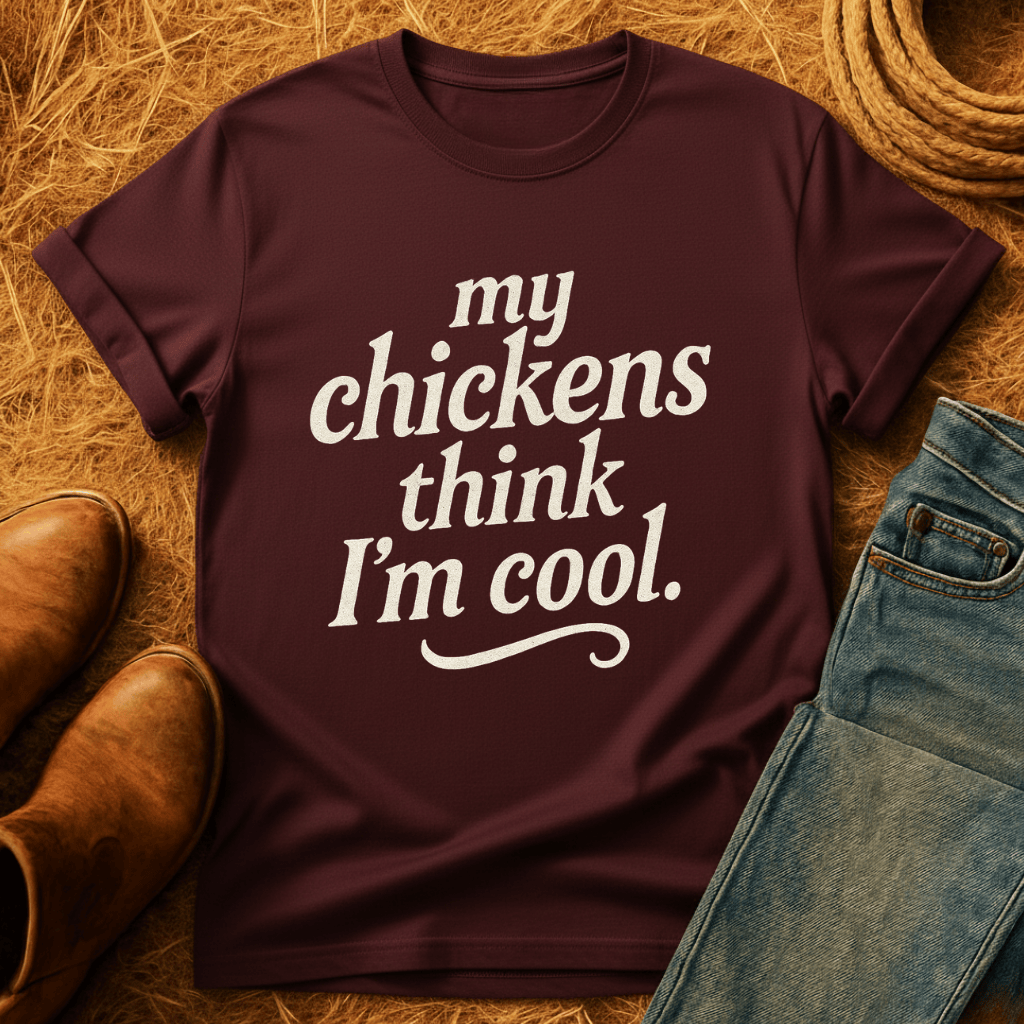 Chickens Think I'm Cool T-Shirt