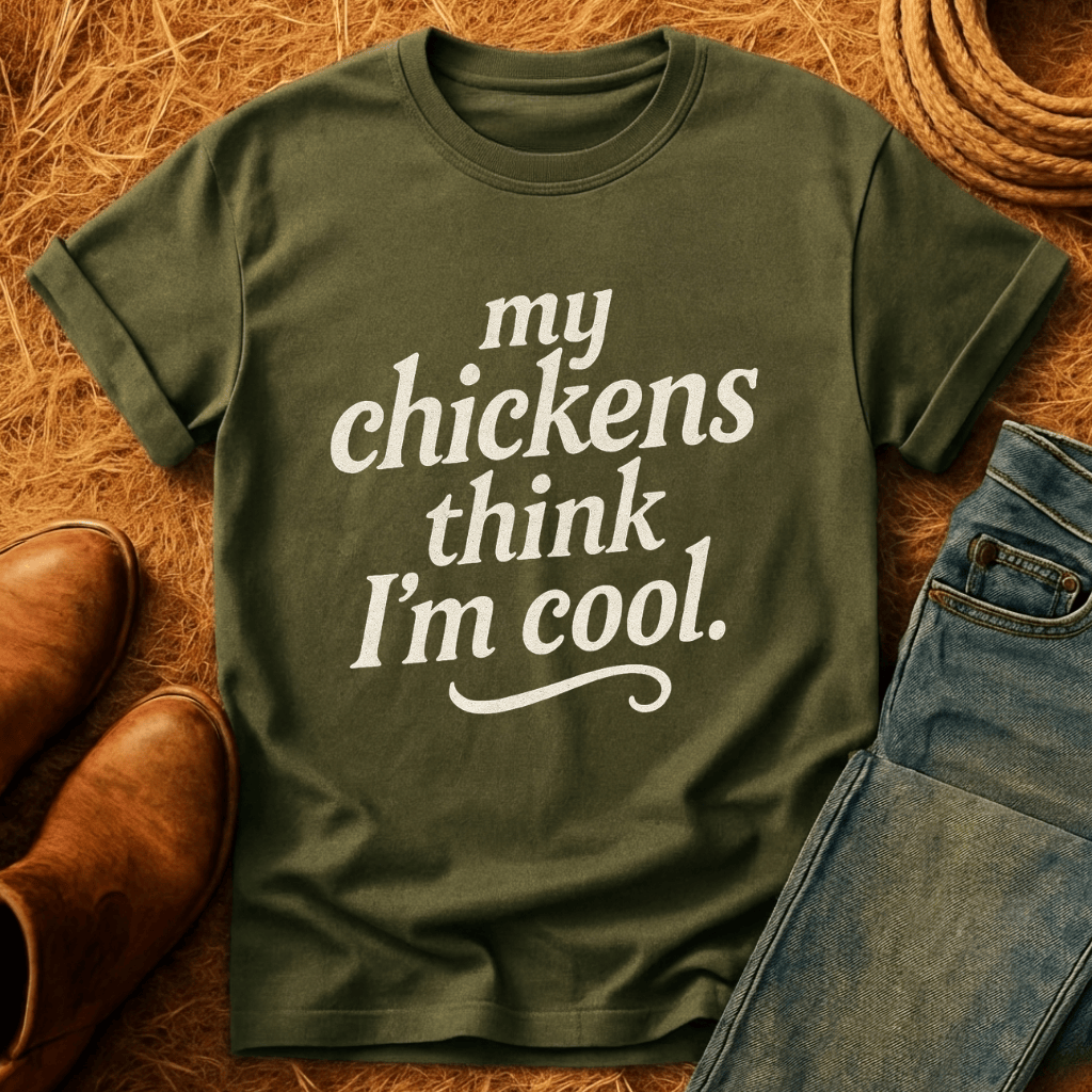 Chickens Think I'm Cool T-Shirt
