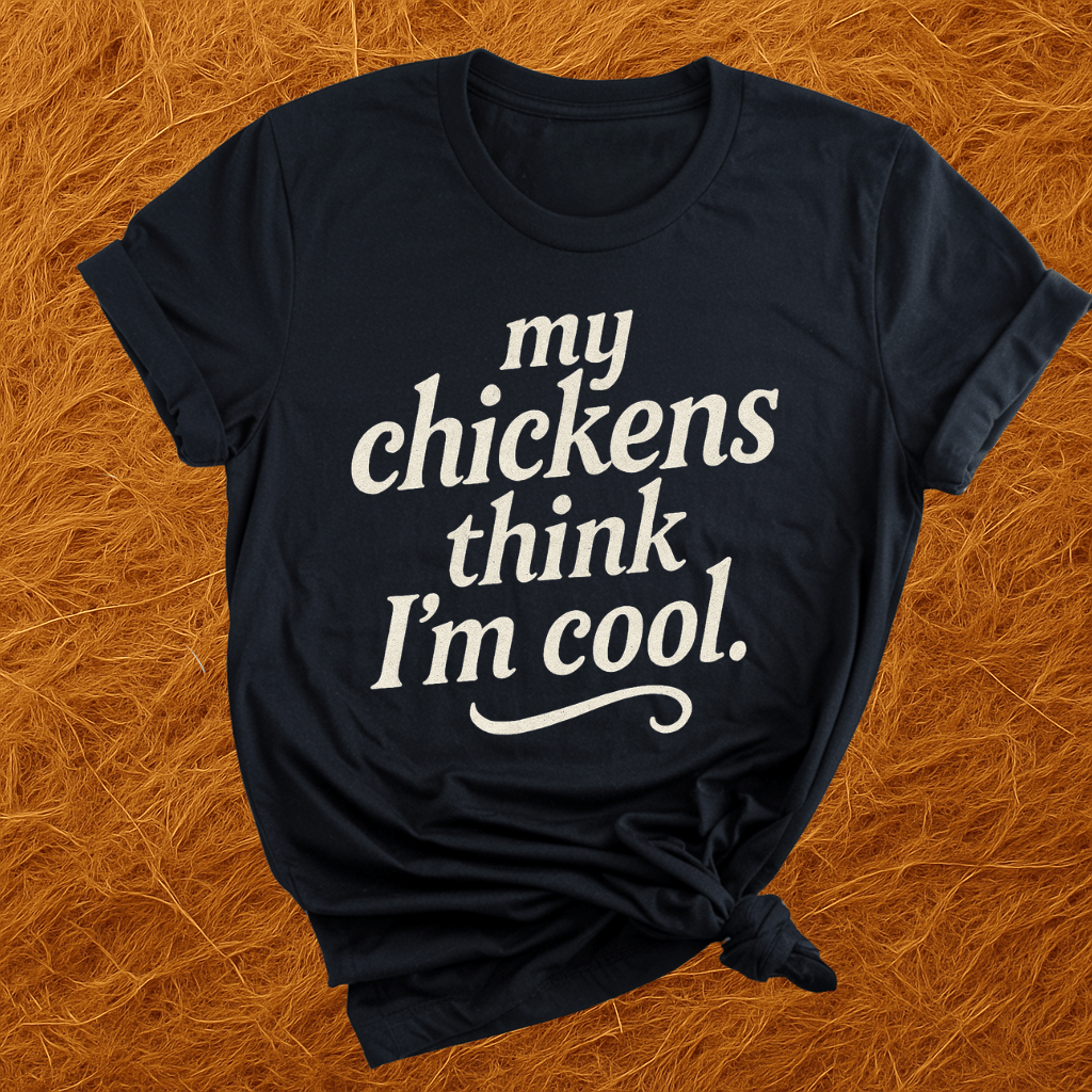 Chickens Think I'm Cool T-Shirt
