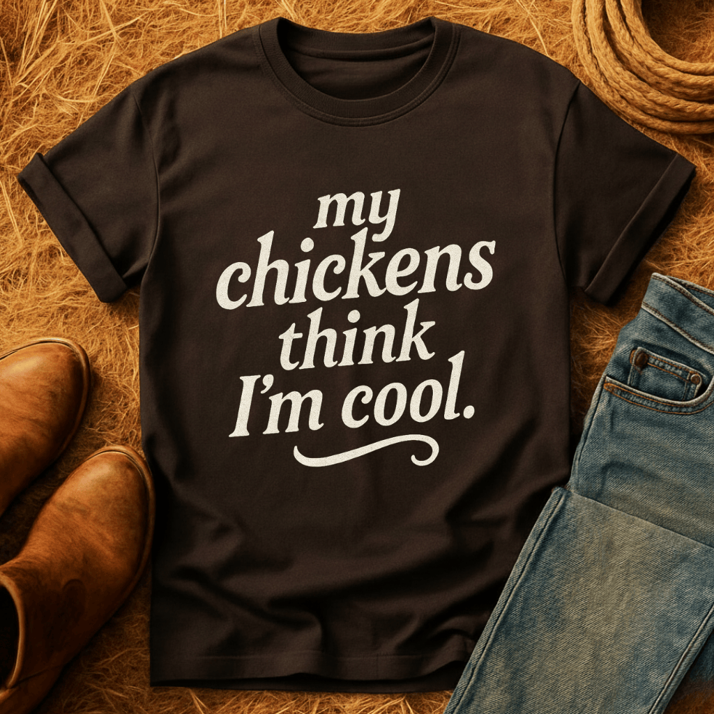 Chickens Think I'm Cool T-Shirt