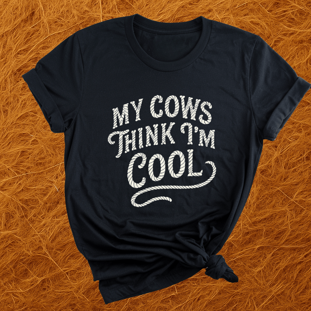 Cows Think I'm Cool T-Shirt