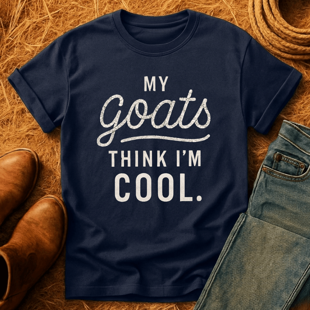 Goats Think I'm Cool T-Shirt